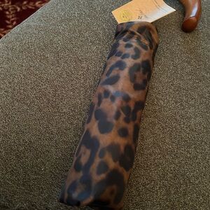Patricia Nash Animal Print Compact Auto Open Umbrella